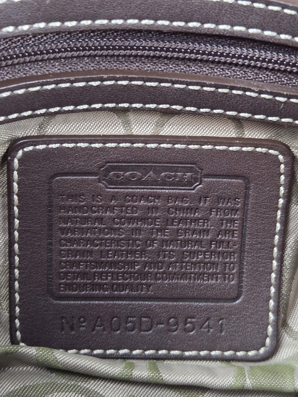 Coach Soho White Leather Hobo Shoulder Bag Buckle Strap Purse A05D-9547 - Picture 14 of 16